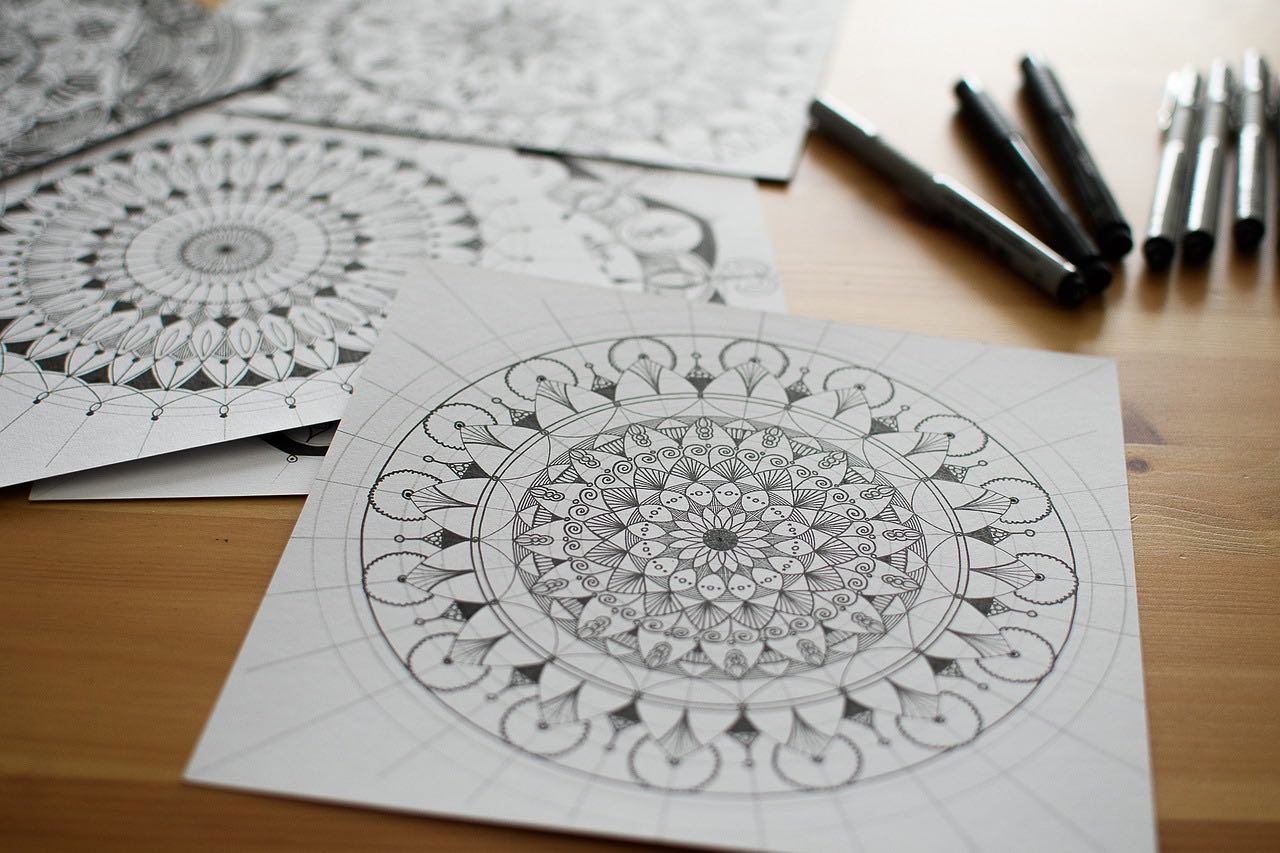 Mandala ist charakteristisch für Boho